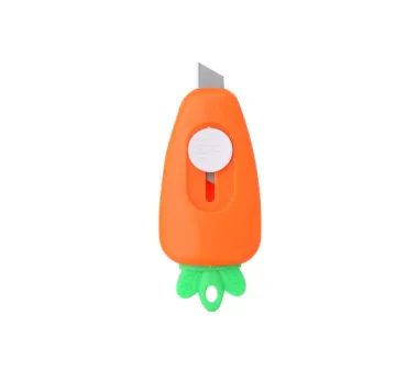 Portable Mini Utility Knife: Art, Paper Cutting, and Box Opening Tool with Elastic Self-Locking Feature