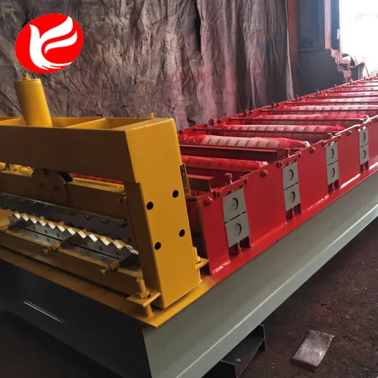Corrugated roof tile color steel making machine price