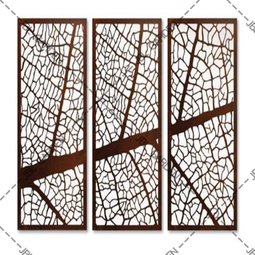 Corten Metal Privacy Fence