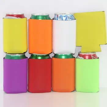 Colorful solid wedding party can coolers