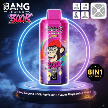 Bang Legend 300000 Puffs 8in1 Vape แบบใช้แล้วทิ้ง