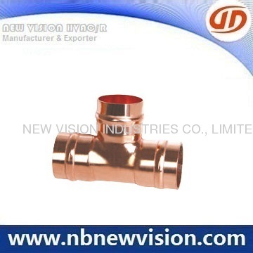 Solder Ring Copper Tee 
