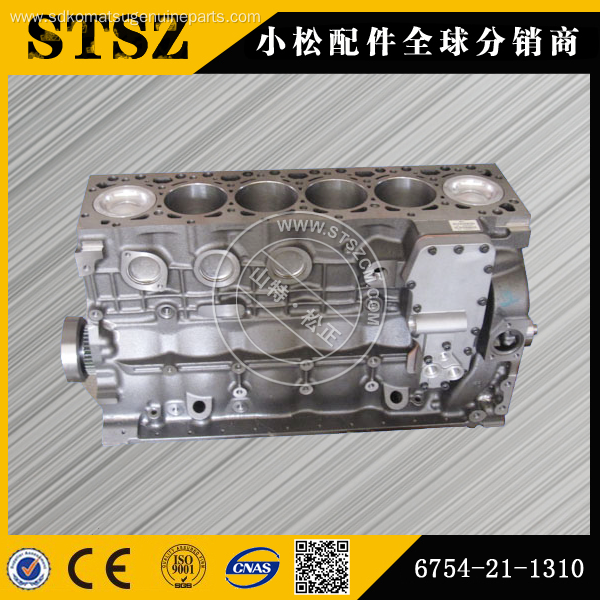 Komatsu bulldozer D375A-5 cylinder block assy 6240-21-1100