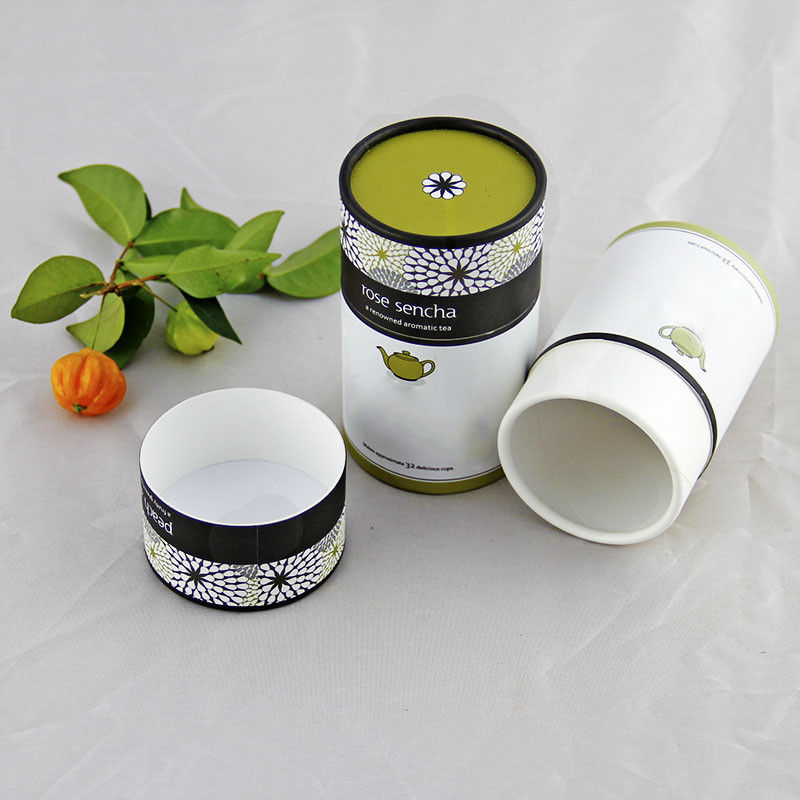 Biodegradable Paper Tube Tea Packaging Gift Tube Box