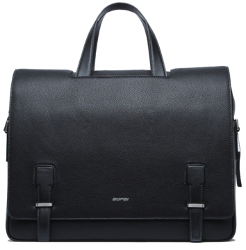 Men's Simple Classic PU Briefcase Laptop Bag (114-09101-1)