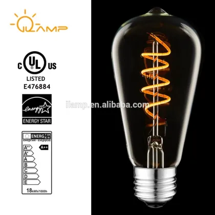 ilamptech Vintage Style LED Feit Electric Vintage Style Edison Filament Light Bulbs E26/E27 AC110V-240V 60-80LM
