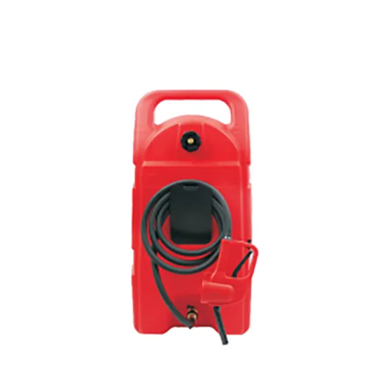 Portable Gasoline and Diesel Fueling System with Transfer Pump for Truck Use