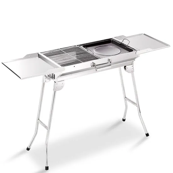 Hot Sale Portable Camping Outdoor Stainless Steel Charcoal BBQ Grill