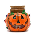 Devil Pumpkin Glass Storage Jar