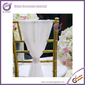 K5814 Hot sale new design wedding chiffon chair sash                
                                    Quality Assured