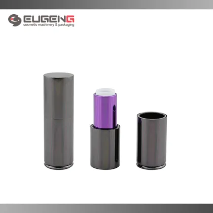 Round aluminum magnet lipstick case wholesale