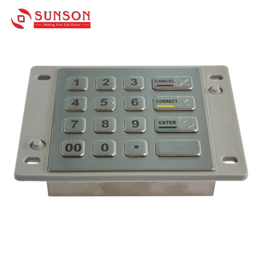 Metalic Keyboard สำหรับ Wincor Diebold ATM CDM CRS