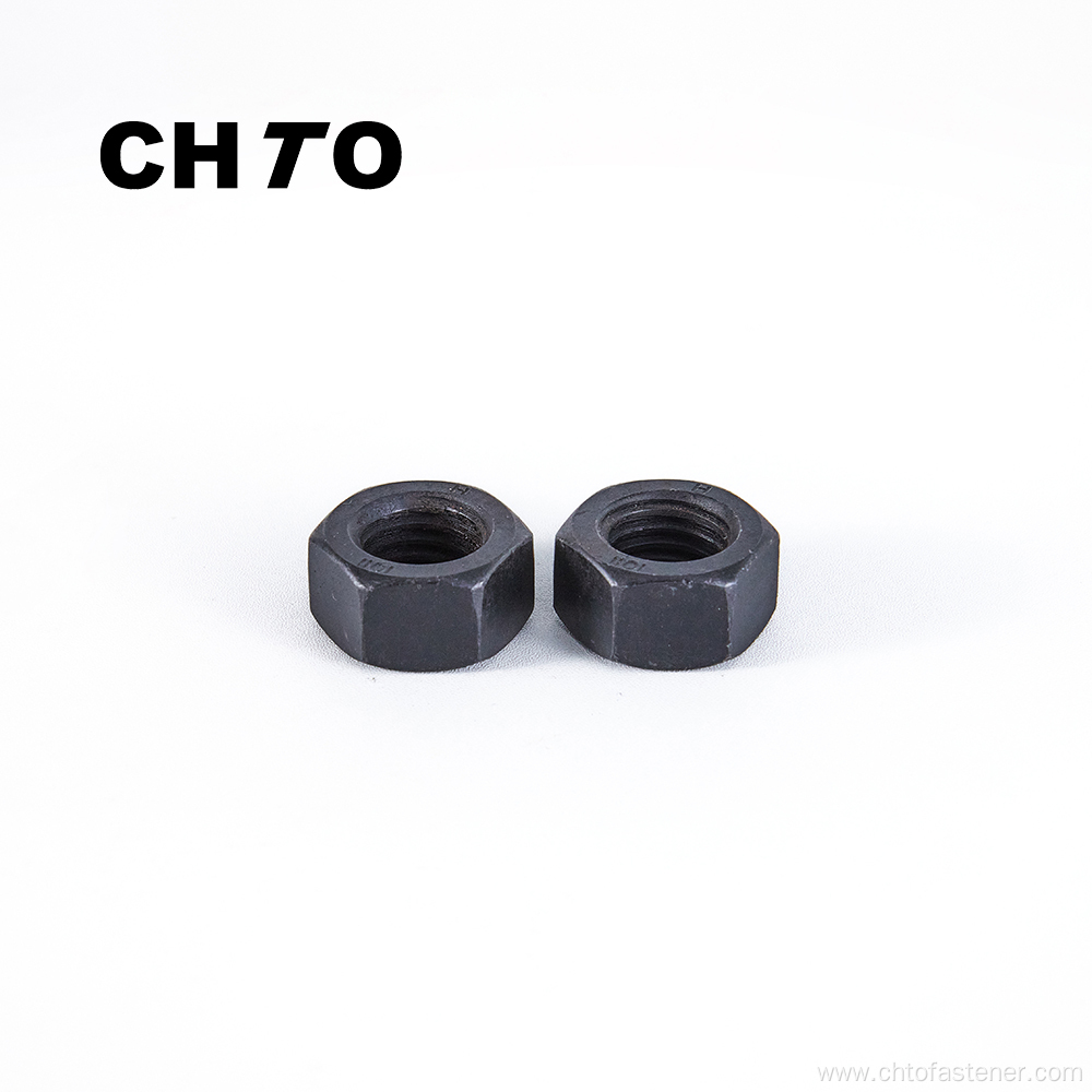 ISO 4034 Grade 8 Hexagon Nuts black oxide finish