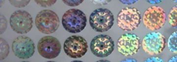 Custom Self Adhesive PVC Hologram Security Laser Label Sticker