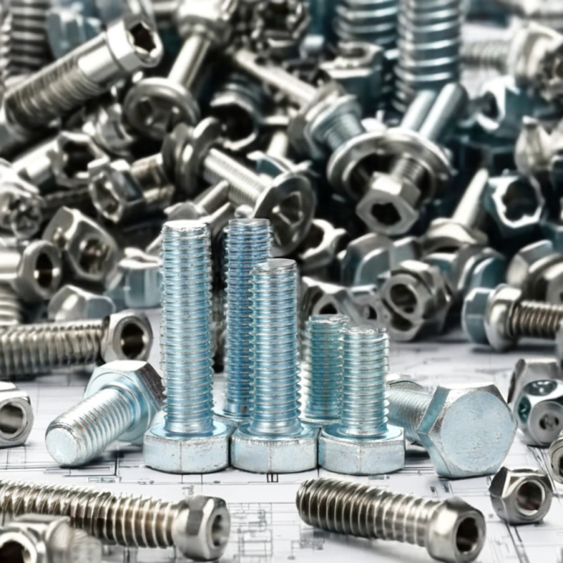 Hot Dip Galvanized Steel Hexagon Head Bolts Screws & Nails-DIN Standard Plain Finish Hex Bolt