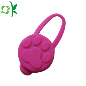 Collar Pet Tag With Silicone LED dog Tags