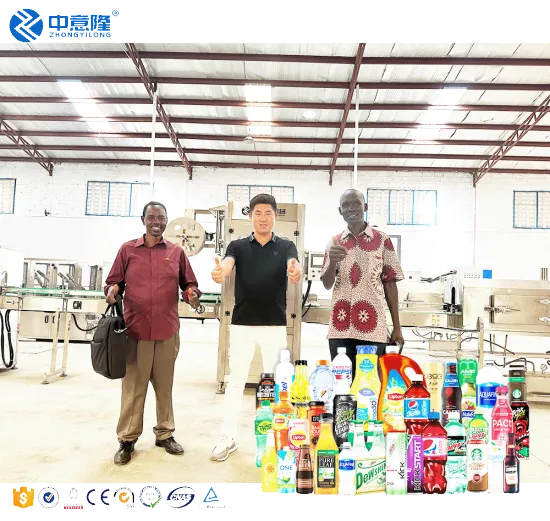 Automatic Shrink Sleeve Labeling Machine for PET Bottles with Steam Tunnel