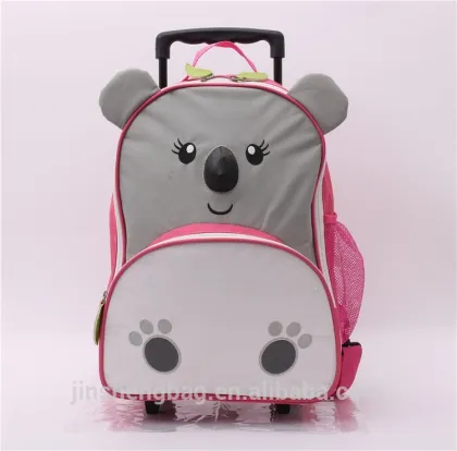 2015 new brand names wholesale trolley bag for school kids
