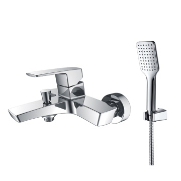 Chrome Wall Mount Tub Faucets With Sprayer