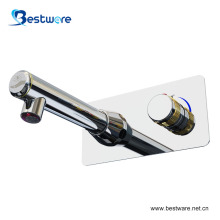 Sensor Bathroom Faucet with Manual Temperature Adjustment