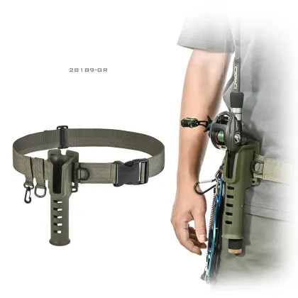 Portable Adjustable Waistline Fishing Rod Holder Bracket