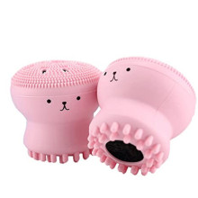 Cute Animal Octopus Silicone Manual Cleaning Brush