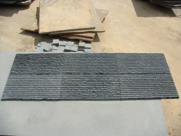 micro hole water fall volcanic black stone