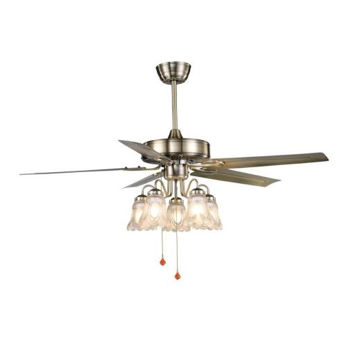 Ceiling Fan with 5 Bulbs 5-Blades Classic Ceiling Fan with 5 Bulbs Supplier