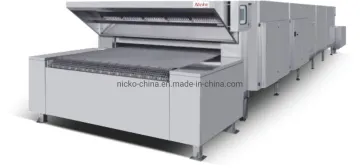 Bakery Equipment 14 Meters Double Trays Electric/Gas Convection Tunnel Oven