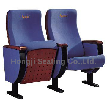 Auditorium Chair+Wooden cover hall chair theater seat
