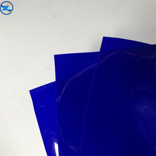 Colored pet rigid films sheet for packing