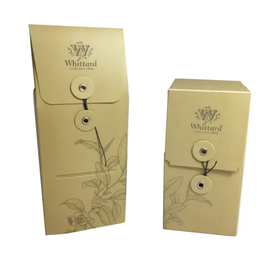 Eco-friendly brown kraft paper tea packaging