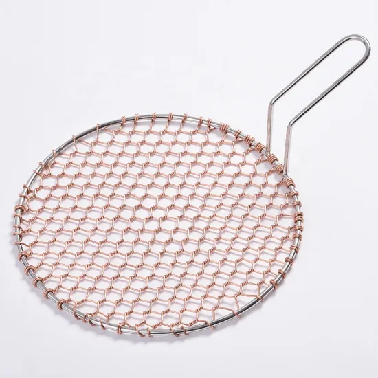 Hand-Made High Quality Copper BBQ Mesh Grill Net