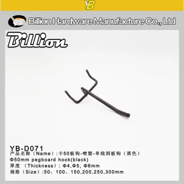 supermarket pegboard display hook card board hook bar hook