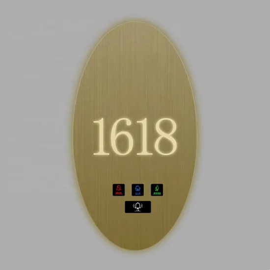 Custom Stainless Steel Door Plaque and Number Sign