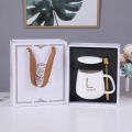 Rasyhien Custom Logo Smart Ceramic Mug 55 Degree Thermostatic USB Heated Coffee Cup Warmer Novelty PC & Plastic Design
