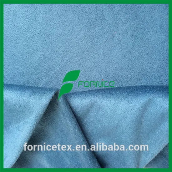 China factory wholesale polyester micro suede shoe fabric