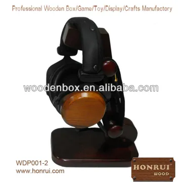 Best price wooden headphone stand for wholesale