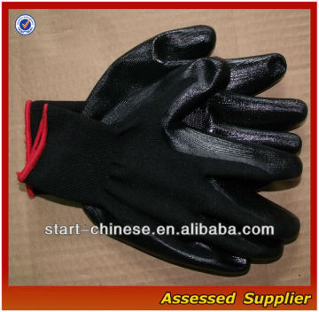 QHN-201 Newly Nitrile Coated Gloves/nitrile working gloves/nitrile coated working gloves/nitrile coated gloves