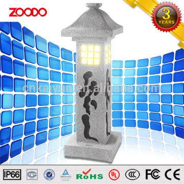 TA-103 Weatherproof Powered Tower Shape Garden Speaker with Light