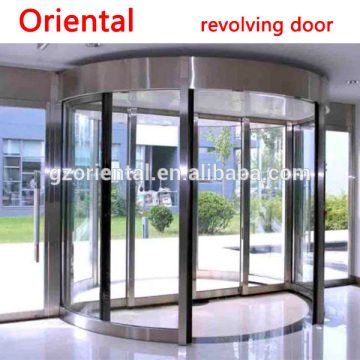 electric sensor rotating doors stainless steel revolving doors