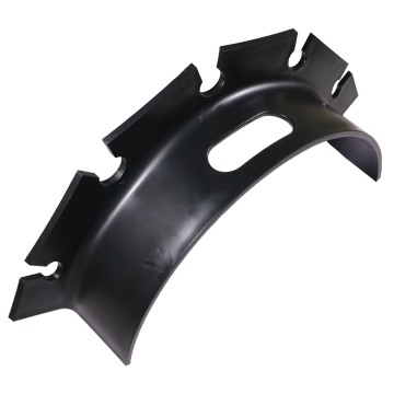 Manchette noire robuste en spirale