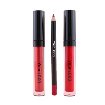 OCHAIN Custom Waterproof Private Label Cosmetics Wholesale Matte Liquid Lipstick With Lip Liner Lip Kit