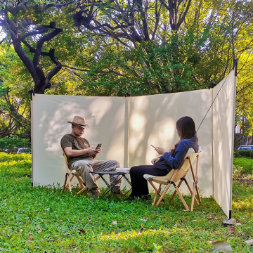 Outdoor OEM ODM Foldable Eco-friendly Beach Wind Screen Fence