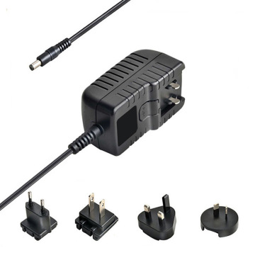 Fuente intercambiable de 12W 12V 1A AC DC