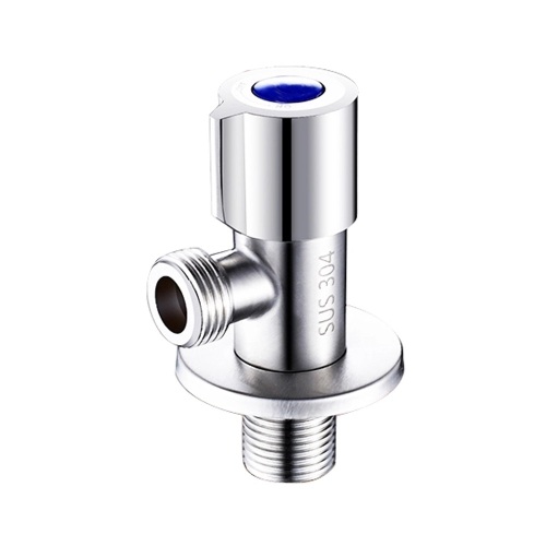 Wall mounted angle valve for faucet shower arm