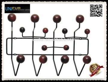 Cheap nice colorful wood modern wall hanger for indoors