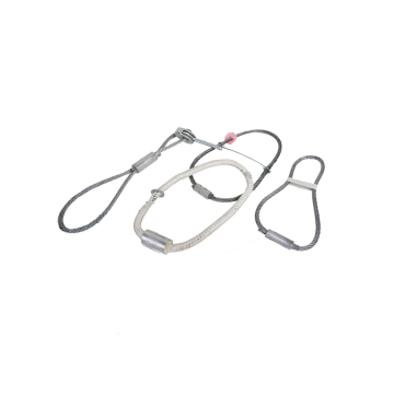 Sling tali kawat baja oval dengan loop pengangkatan kawat beton pracetak untuk jangkar pengangkat benang