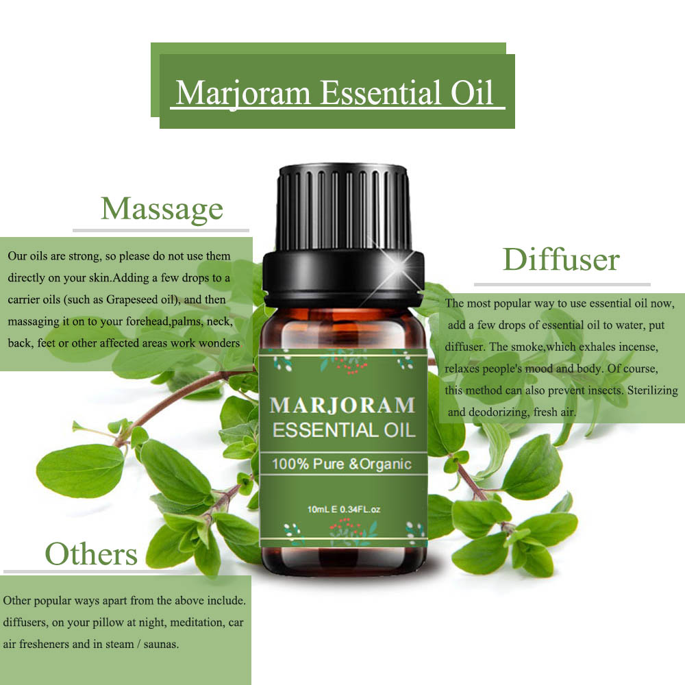 OEMプライベートレーベルMarjoram Diffuser Essential Oil New