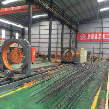 Steel Rebar Welded Pile Cage Making Machine Manufacturer